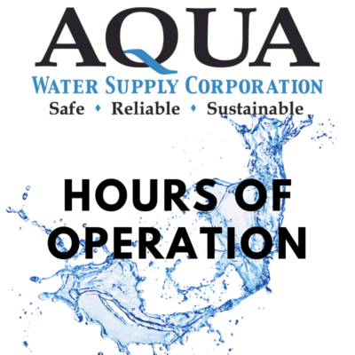 Aqua Water Supply Corporation  Providing water and wastewater for home,  farms and ranches