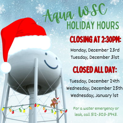 Aqua WSC Holiday Hours thumbnail